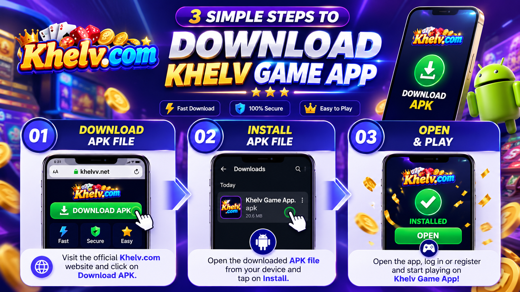 Khelv Game APK download and Android app information